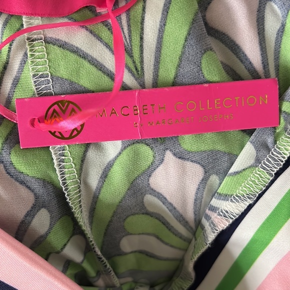 NWT Macbeth Collection by Margaret Josephs Printed Flared Pants - L - Picture 8 of 11